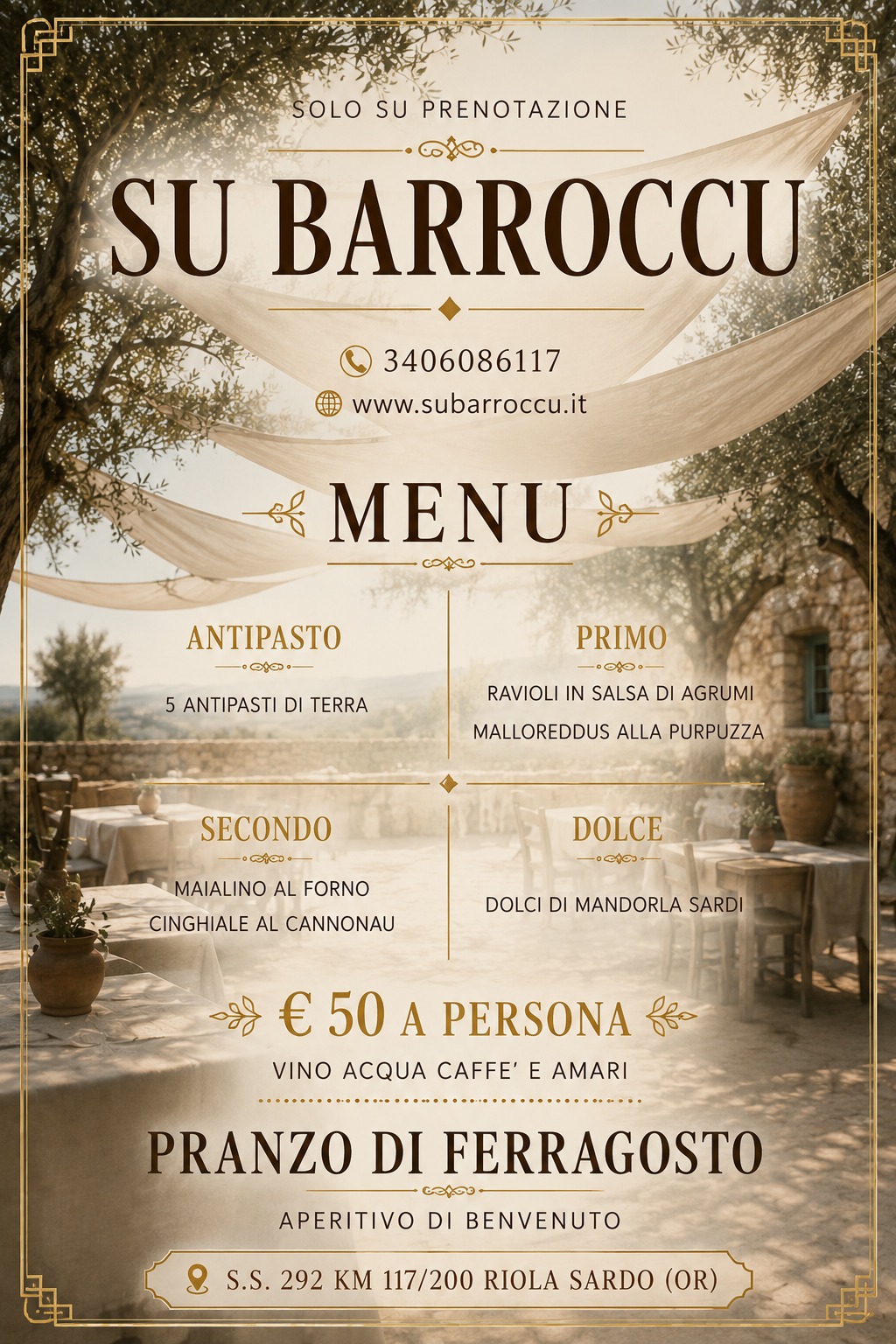 Menù di ferragosto